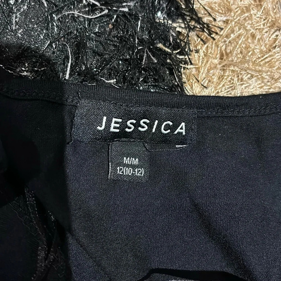 Jessica black Knot Detail sleeveless less Top Sz M - Picture 4 of 9